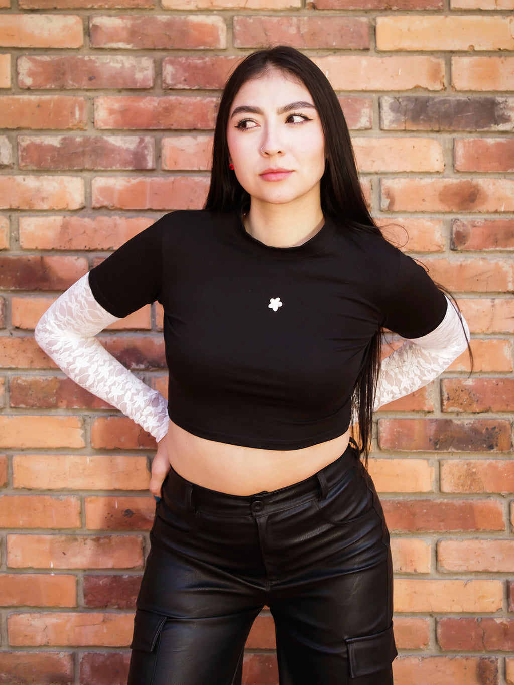 Mazzy Lace Layer Top