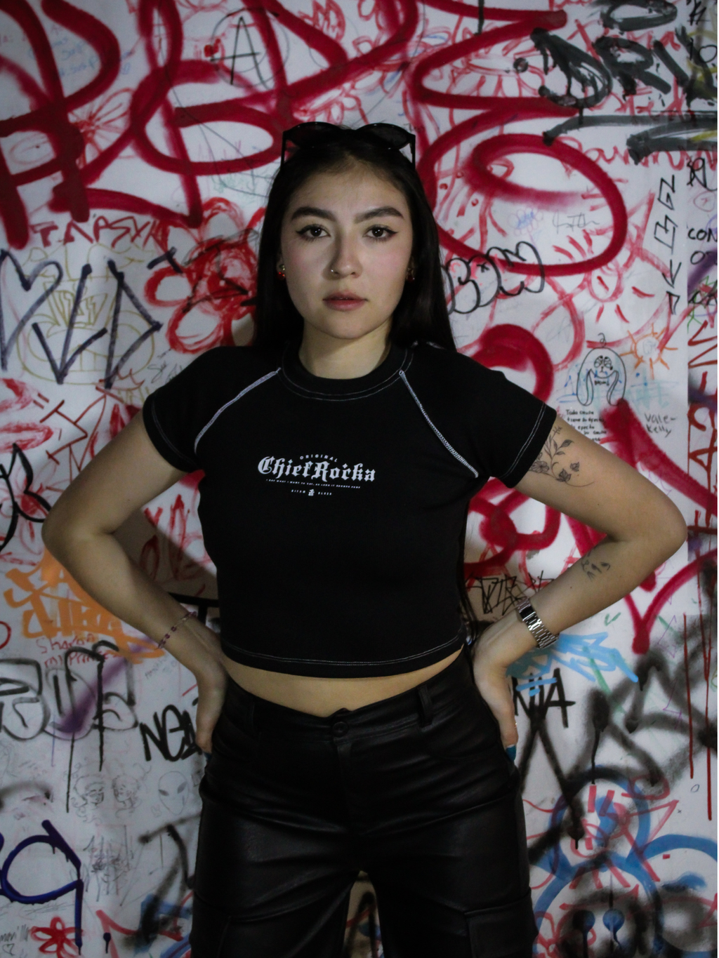 Regina Contrast Rib Tee